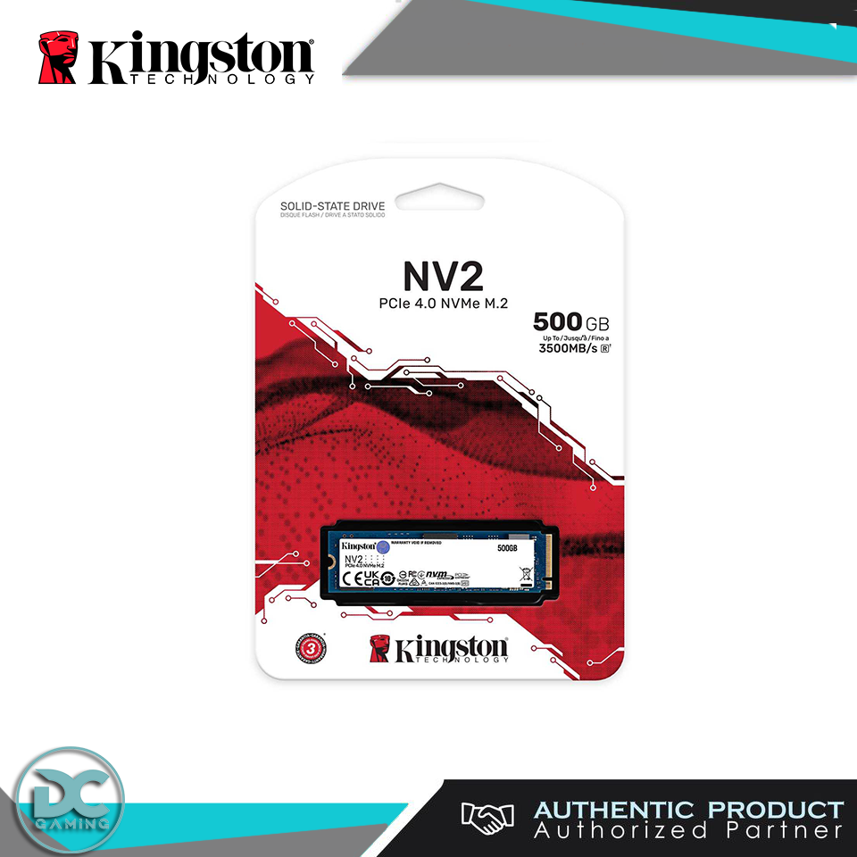 500GB Kingston NV3 NVMe PCIe SSD